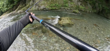 神流川の鮎釣り：初めて竿が割れた日