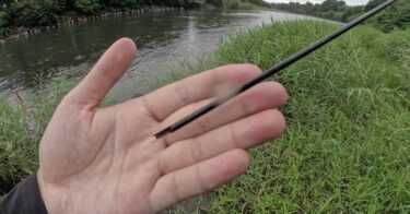 利根川の鮎釣り：今年2回目の竿割れ